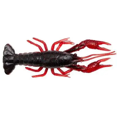 Black/Red Crawfish Lure